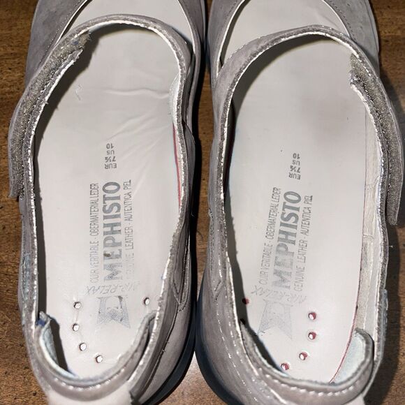 Mephisto Marsia Walnut Mary Jane Flat Nubuk Leather Air Jet Relax Sz US 10 - Picture 9 of 12